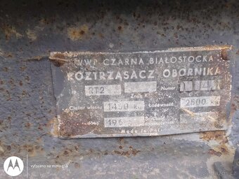 Rozmetadlo hnoje - 2