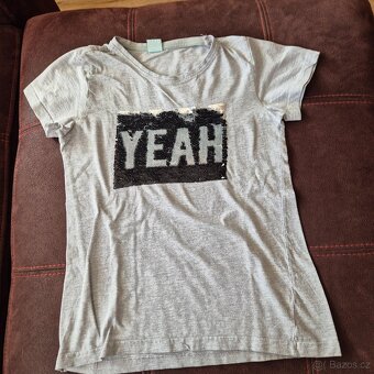 triko šedé YEAH  vel. 146/152 zn. Y.F.K. - 2
