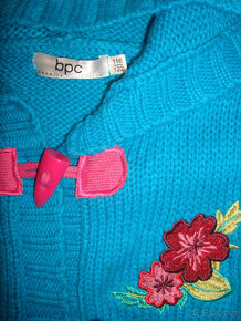 PROPÍNACÍ SVETR/KABÁTEK 116/122 - 2