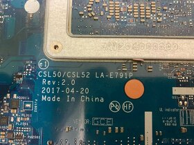 BIOS CHIP: HP 250 G6, 15-BS Programmed, No Password, LA-E791 - 2