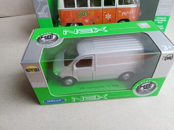 VW, Volkswagen T1, T6 - Welly 1:24, 1:34-39, nové - 2