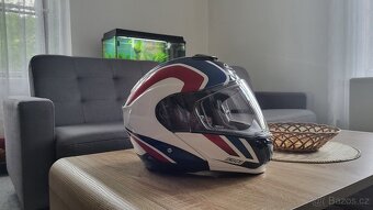 Výklopná 2x nošená přilba Kabuto Ibuki WBR M po nekuřákovi - 2