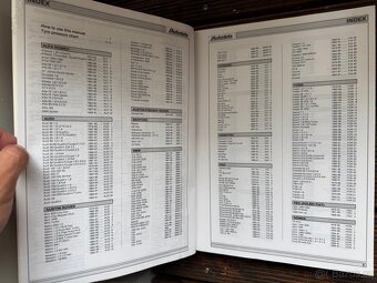 montážní data Autodata 1981-1991 na kompletní produkci vozů - 2
