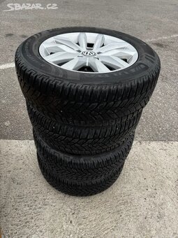 VW DISKY se ZIMNÍMI PNEU 215/60 R16 - 2
