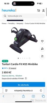 Mini rotoped Tunturi Cardio Fit M35 Minibike - 2
