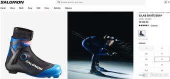 Boty na běžky S/LAB SKATE BOA UK8 unisex 25/26 - 2