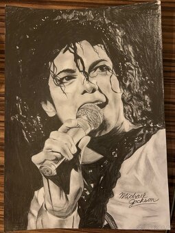 Portrét - Kresba - Michael Jackson - 2