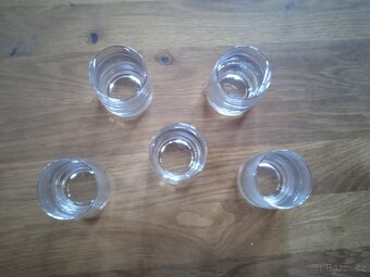 Skleničky na panáky, jenom 5 ks - 2