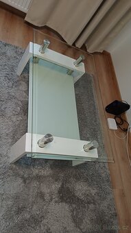 Konferenční stolek DAONO H - bílá - 2