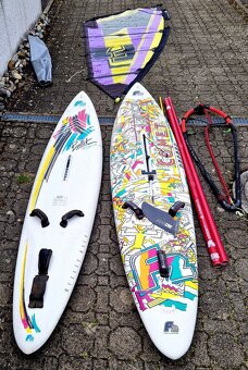 Windsurfingový komplet F2 s dvěma windsurfing prkny - 2