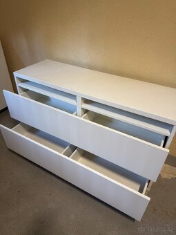 IKEA BESTA bílá komoda pod TV - 2