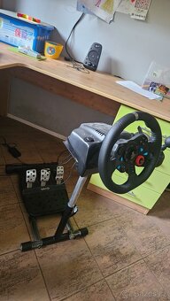 Volant logitech g29, řadička + stojan - 2