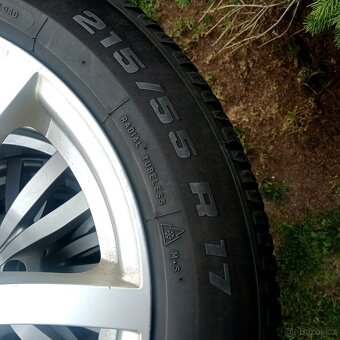 Prodám sadu alu kol Dezent 215/55/R17 98H - 2