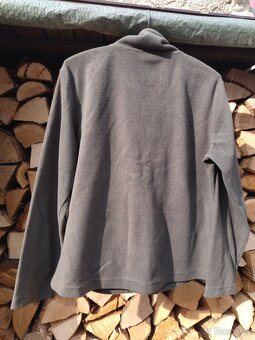 Mikina khaki fleece - 2