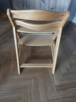 Jídelní židlička dřevěná Hauck - 2