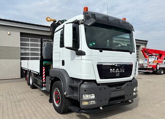 MAN TGS 26.440 6x4H - valník s hydraulickou rukou FASSI - 2