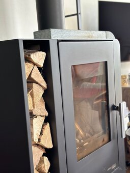 Kamna Haas Sohn Nordby černá/grey stone - 2