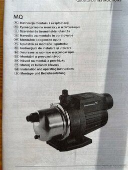 Grundfos MQ 3-45 Domácí vodárna - 2