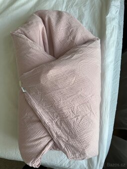 Starorůžová péřová zavinovačka 90x90cm Tulimese - 2