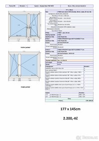 Prodám téměř nepoužitá plastová okna - 2
