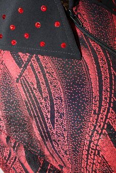 Westernová show halenka L - červená - 2