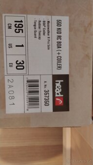 Prodám SNB boty HEAD 550 KID RC BOA vel.30 - 2