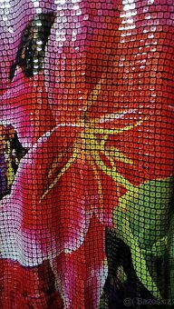 Černá tunika s květem vel XXL nová - 2