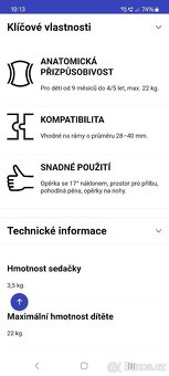 Dětská sedačka na kolo Hamax Chill - 2