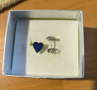 Ocelové náušnice srdce Nové - 2