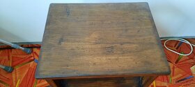 Starožitný noční stolek dřevo - 2