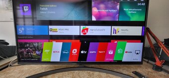Prodám LED TV LG 49" 123cm 4K DVB-T2, smart TV, One play - 2