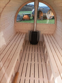 Pronájem mobilní sauny, mobilní sauna, venkovní finská sauna - 2