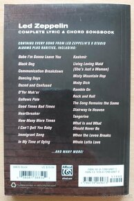 LED ZEPPELIN - COMPLETE LYRICS & CHORDS SONGBOOK - 2