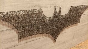 OBRAZ BATMAN - Pin string art - 2
