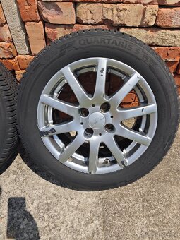 ALU 4x100 15" s celoročními pneu 195/55 R15 - 2