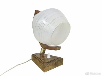 Retro lampička Dřevo Humpolec - 2