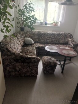 Rohová třídilná sedací souprava - 2