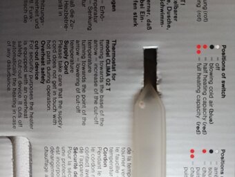 Pokojový elektrický ventilátor na teplý i na studený vzduch - 2