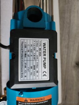 Vodní čerpadlo 1300 W (1,8 HP) – nové, nepoužité - 2