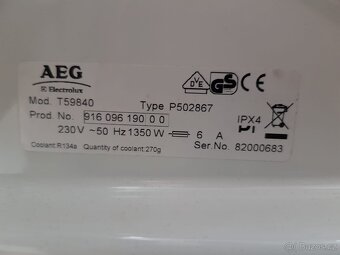 Sušička AEG LAVATHERM T59840 (příp. na náhradní díly) - 2