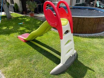 Skluzavka s vodotryskem Toboggan XL Slide Green Smoby 230 - 2