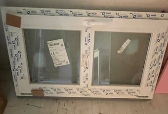 Plastová okna 100x60, trojkomorová výklopná, nová, kvalitni - 2