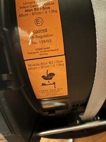 Autosedačka Cybex - 2