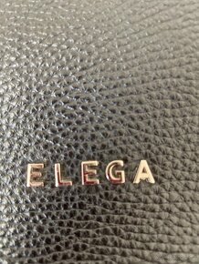 Kozena cerna kabelka ELEGA - 2