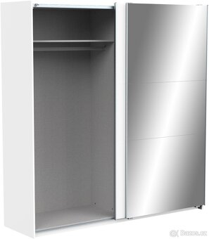 Šatní skřín Ghost 150cm Nové Doprodej Kolekce - 2