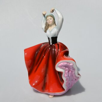 Royal Doulton 2 sběratelské porcelánové sošky - Tanečnice - 2