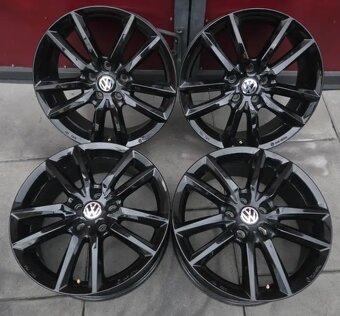 17"-HEZKÉ ČERNÉ ALU DISKY 5x112 VW SHARAN+ALHAMBRA - 2