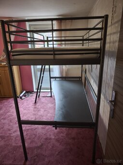 Patrová kovová postel IKEA - 2