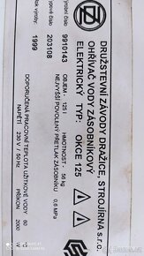 Boiler Dražice OKCE 125 l, na ND - 2