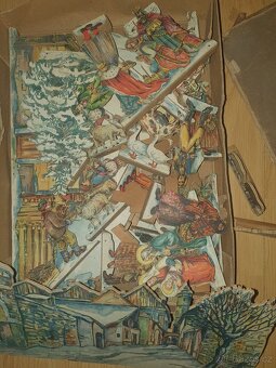 Prodám starý  betlém  vyřezávaný betlém - 2